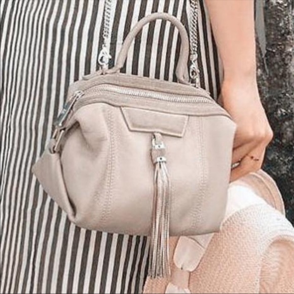 Heirloom Handbags - NEW HEIRLOOM Designer Taupe Tassel Crossbody Bag